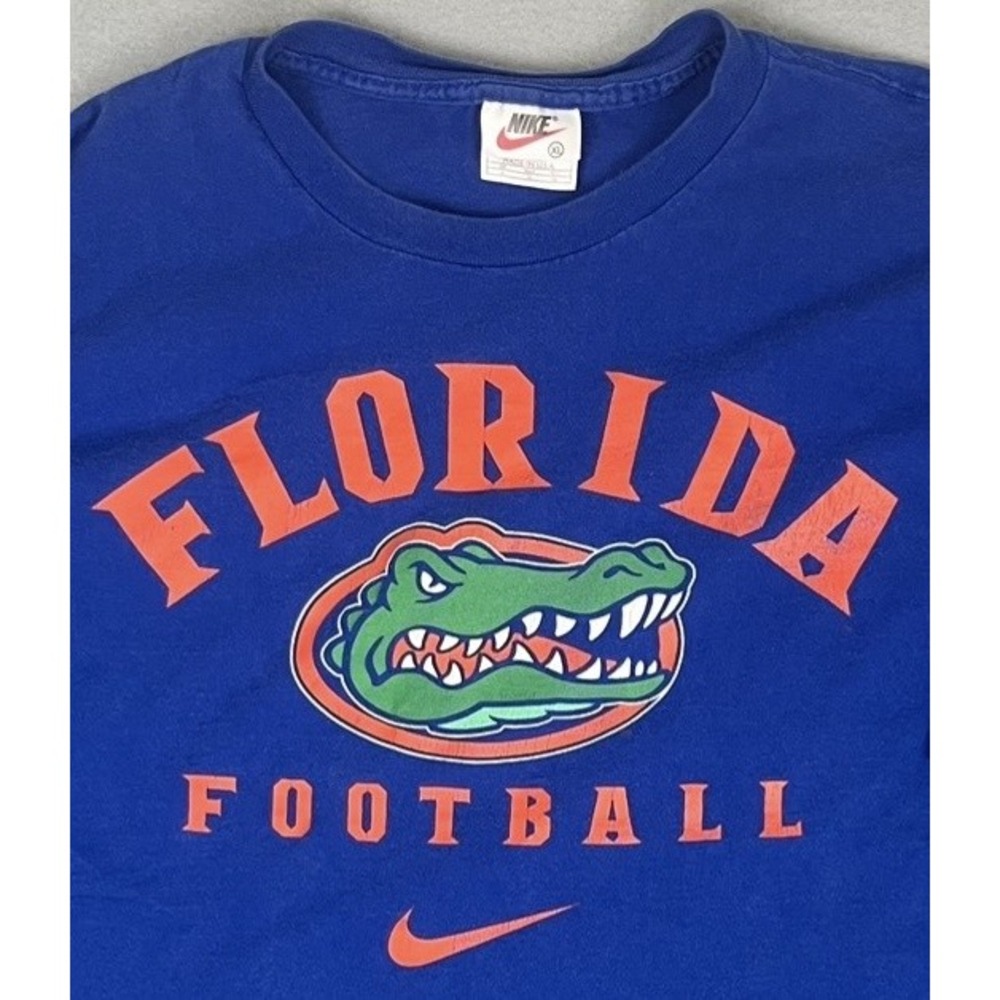 Vintage Florida Gators Shirt Mens XL Blue‎ NCAA Football Nike College 90s